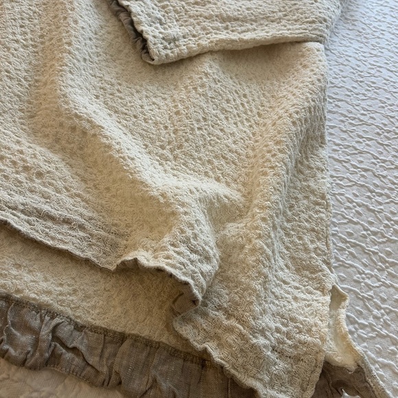 Crown Linen Designs Textured Lagenlook Long Tunic Dress - Picture 13 of 16